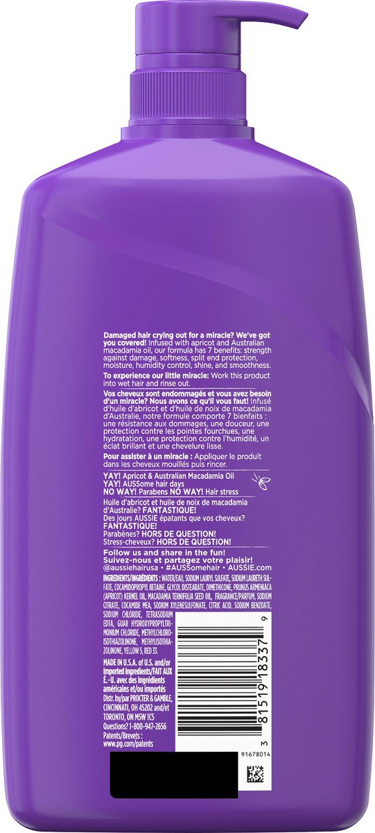 slide 4 of 6, Aussie Total Miracle shampoo, 26.2 oz