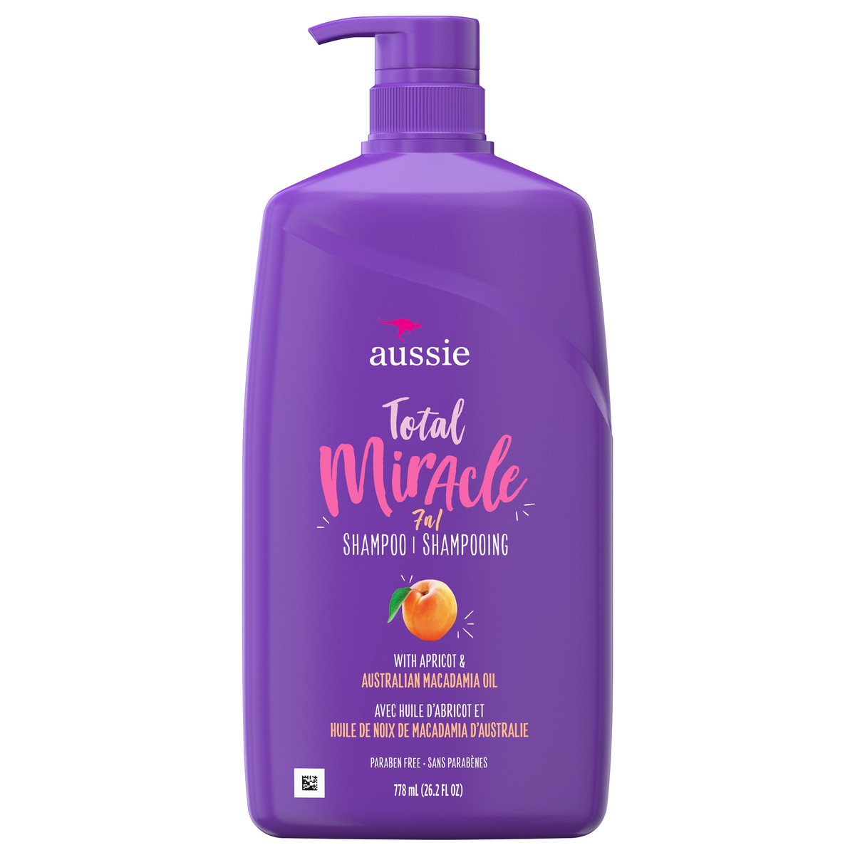 slide 1 of 6, Aussie Total Miracle shampoo, 26.2 oz