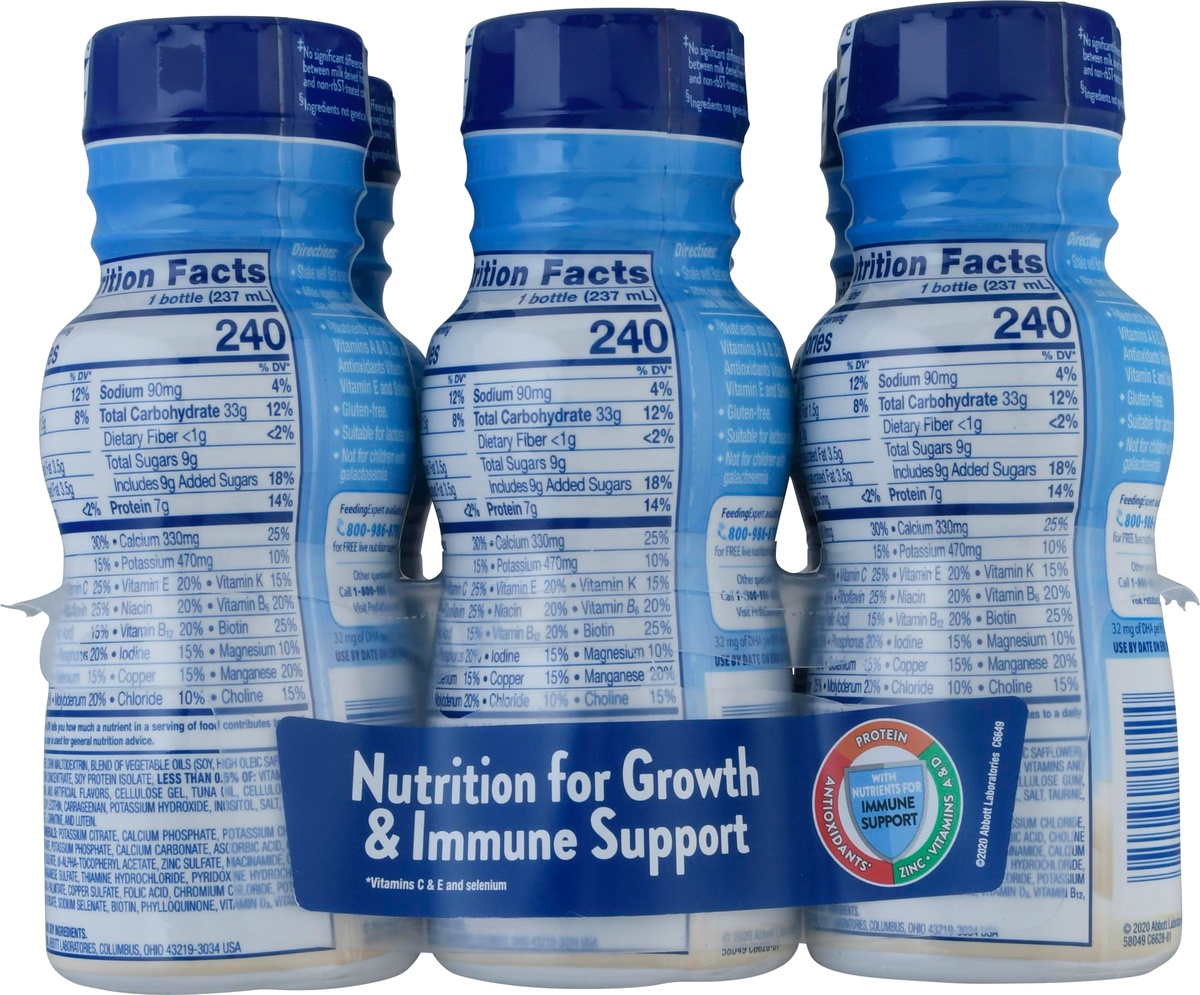 slide 10 of 11, PediaSure Grow & Gain Kids Ready-to-Drink Nutritional Shake, Vanilla, 6 ct; 8 fl oz