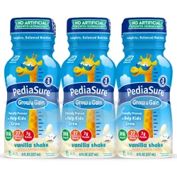 PediaSure Grow & Gain Kids Ready-to-Drink Nutritional Shake, Vanilla