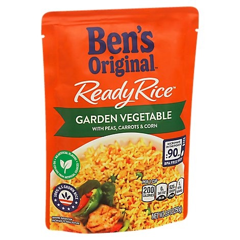 slide 1 of 1, Bens Original Garden Vegetable Ready Rice Side Dish, 8.8 oz