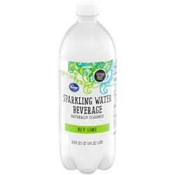 Kroger Crystal Clear Key Lime Sparkling Water