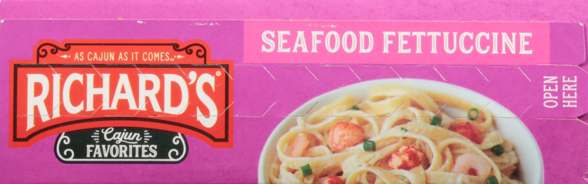 slide 8 of 14, Richard's Cajun Favorites Seafood Fettuccine, 11 oz