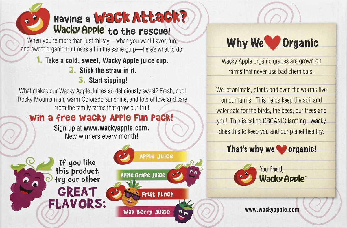 slide 7 of 7, Wacky Apple 100% Juice - 6 ct, 6 ct