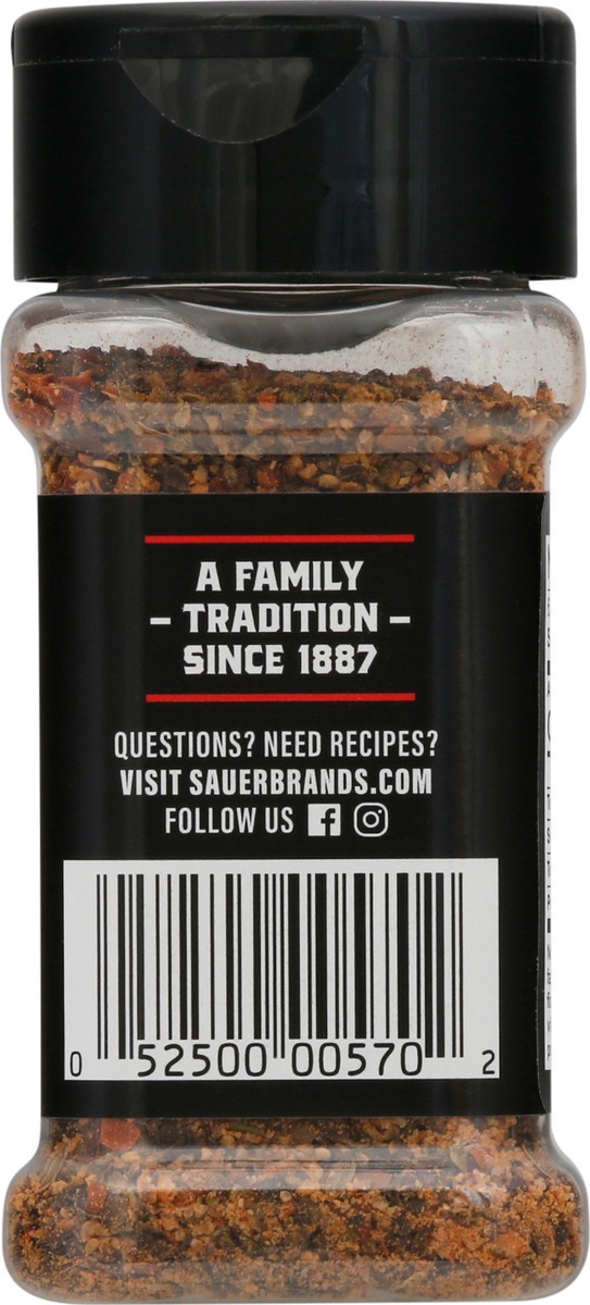 slide 2 of 9, Sauer's Seven Pepper Grill Seasoning 2.25 oz Bottle, 2.25 oz
