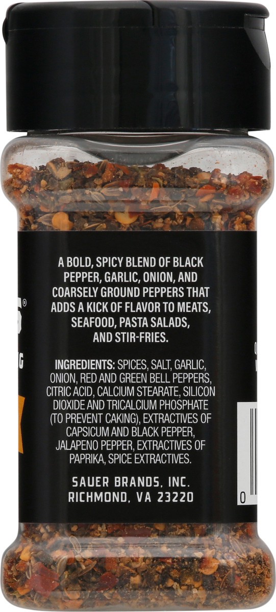 slide 5 of 9, Sauer's Seven Pepper Grill Seasoning 2.25 oz Bottle, 2.25 oz