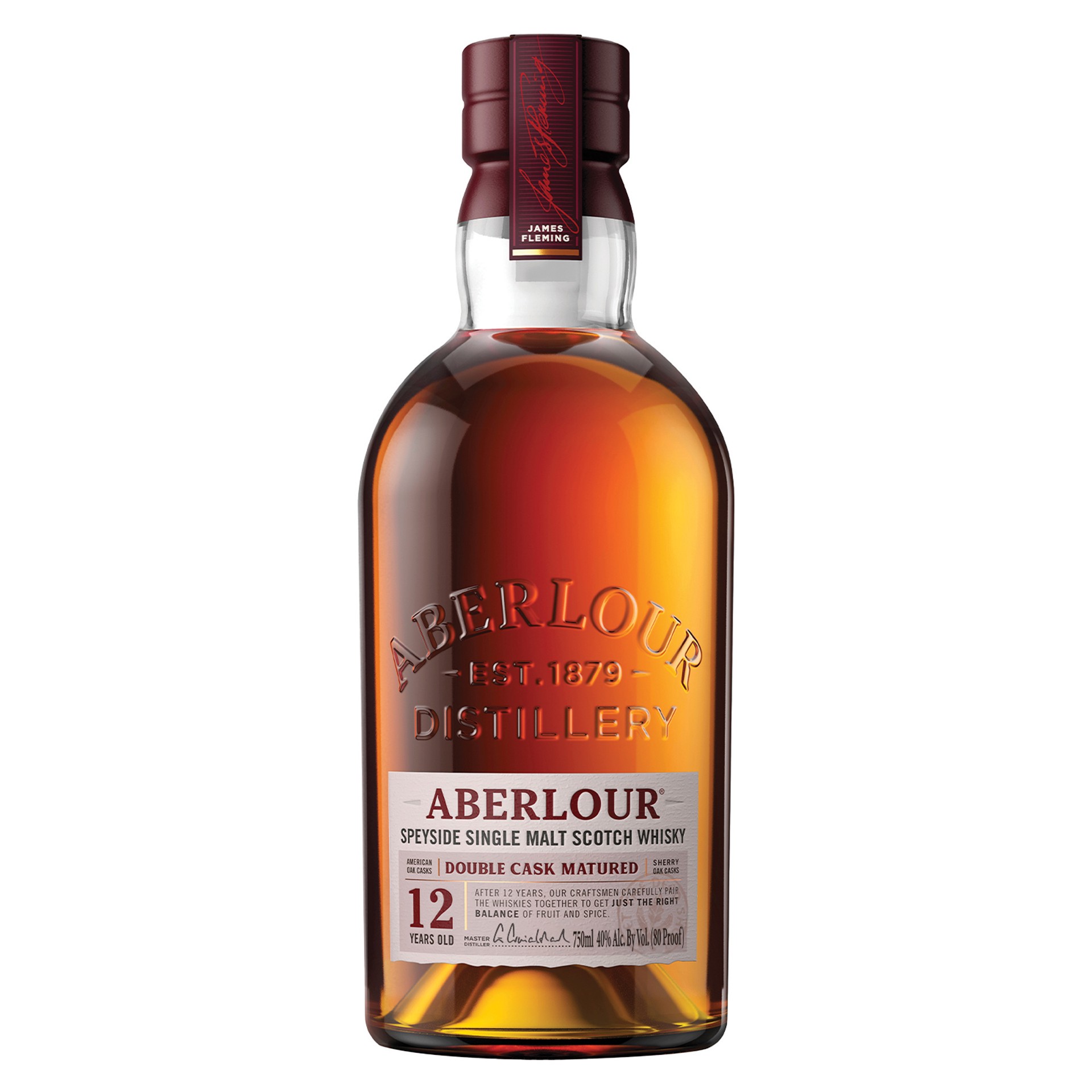 slide 1 of 9, Aberlour Single Malt Scotch Whisky 12 Year Old Double Cask Matured 750mL, 80 Proof, 750 ml
