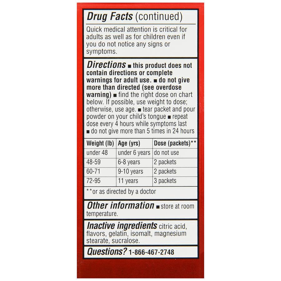 slide 2 of 5, Walgreens Children's Pain + Fever Dissolve Packs, 18 ct