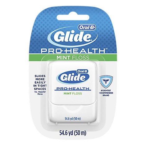 slide 1 of 1, Oral-B Glide Pro Health Dental Floss Mint - Each, 1 ct