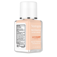 slide 11 of 16, Neutrogena Skin Clearing Oil-Free Makeup - Medium Beige 80, 1 fl oz