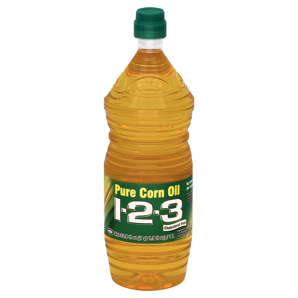 slide 1 of 1, 1-2-3 Corn Oil 33.8 oz, 33.8 oz