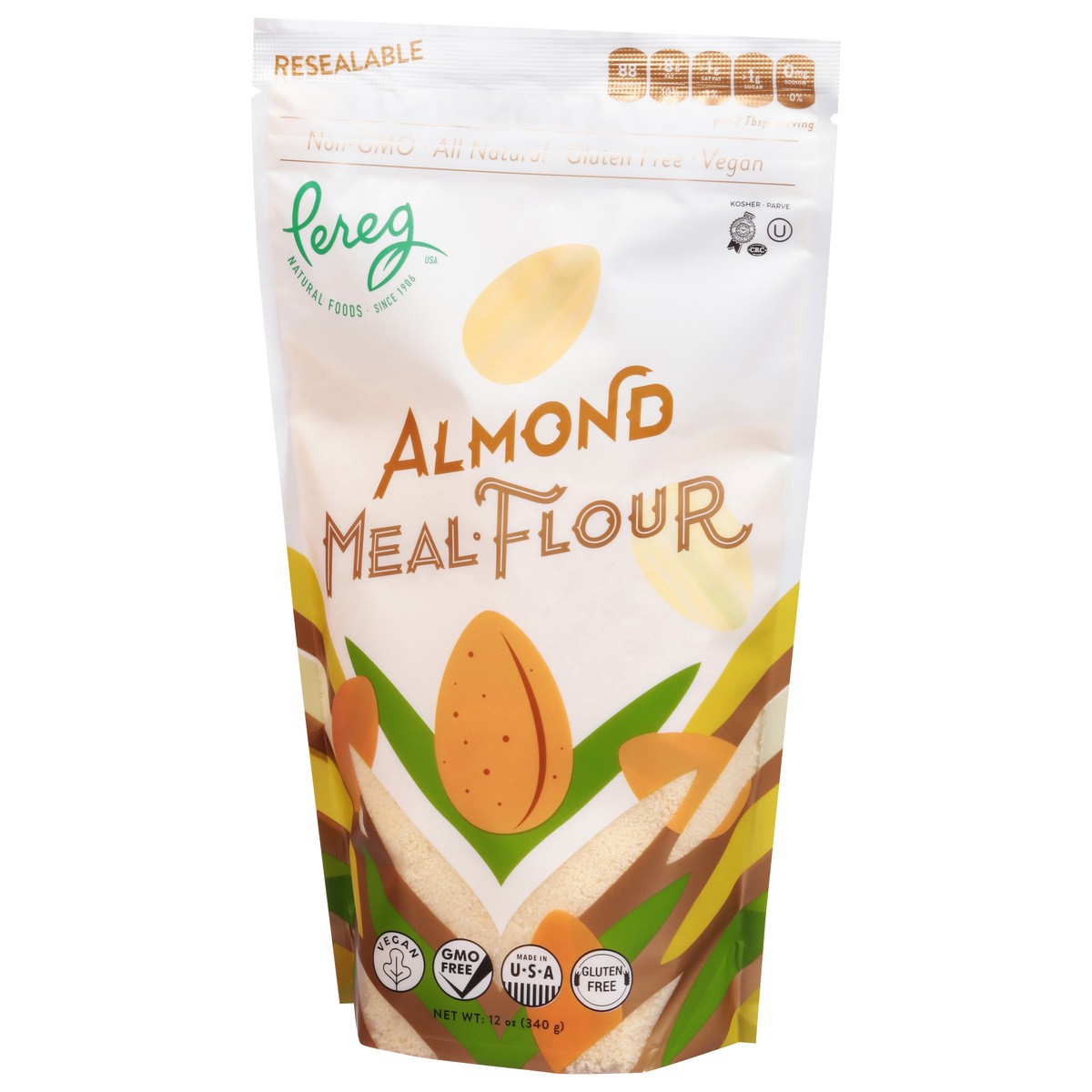 slide 9 of 9, Pereg Almond Meal Flou, 12 oz