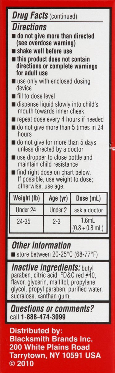 slide 3 of 5, PediaCare Fever Reducer/Pain Reliever 0.5 oz, 0.5 oz