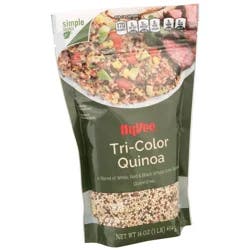 Hy-vee Tri-color Quinoa A Blend Of White, Red & Black Whole Grain Quinoa