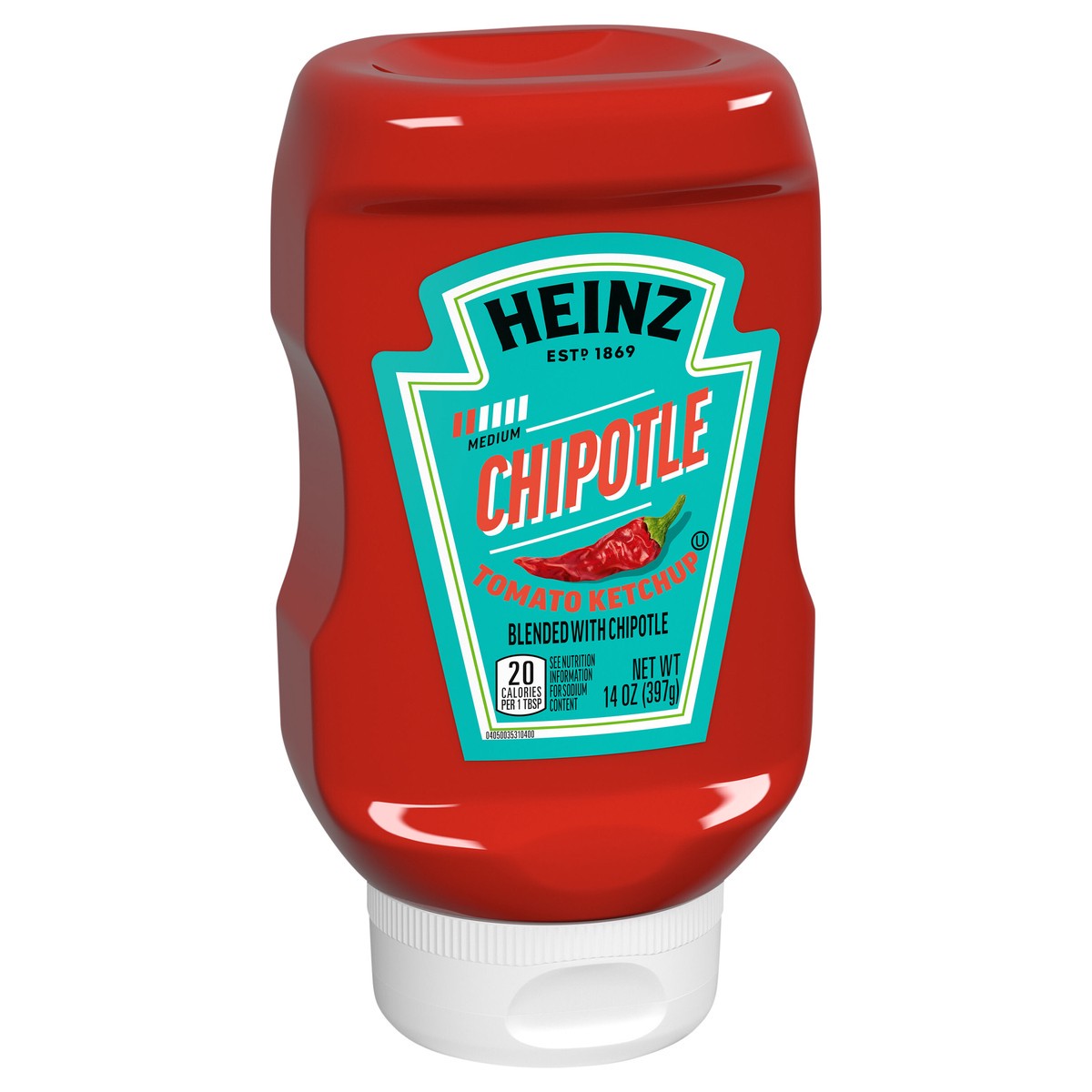 slide 15 of 15, Heinz Tomato Ketchup Blended With Chipotle, 14 oz Squeeze Bottle, 14 oz