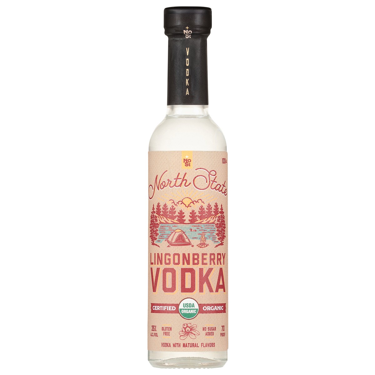 slide 4 of 4, North State Lingonberry Vodka 100 ml, 100 ml