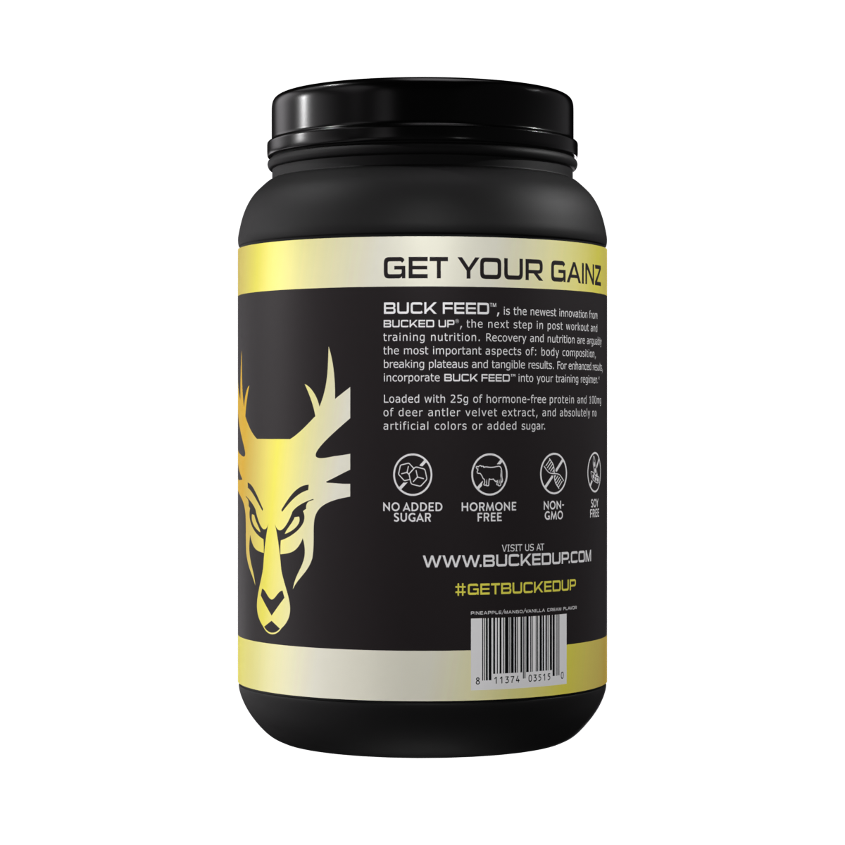 slide 3 of 4, Bucked Up Swole Whip Protein, 11.01 oz