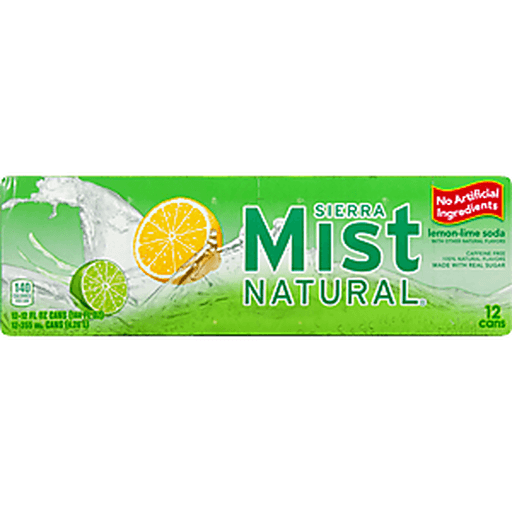 slide 2 of 4, Sierra Mist Lemon Lime Soda, 12 ct; 12 oz