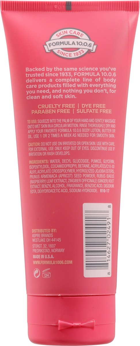 slide 2 of 11, Formula 10.0.6 Scrub Me Down Raspberry + Ginger Exfoliating Body Scrub 6.7 fl oz, 6.7 fl oz