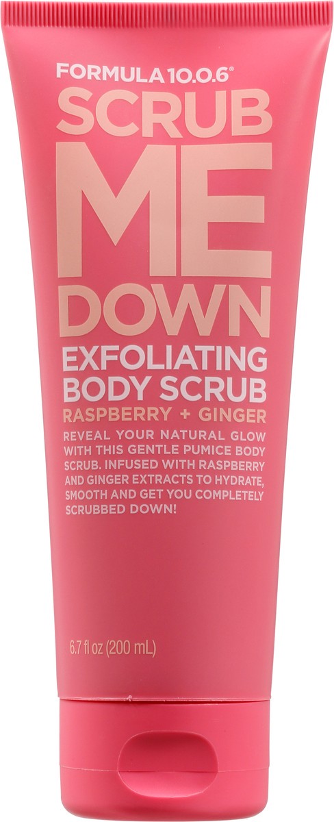 slide 3 of 11, Formula 10.0.6 Scrub Me Down Raspberry + Ginger Exfoliating Body Scrub 6.7 fl oz, 6.7 fl oz