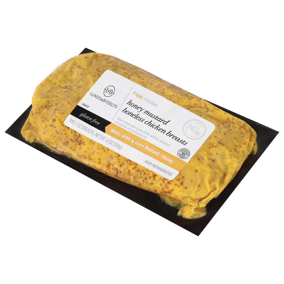 slide 4 of 4, Lunds & Byerlys Fresh Boneless Honey Mustard Chicken Breasts 2 - 7 oz Each, 2 ct