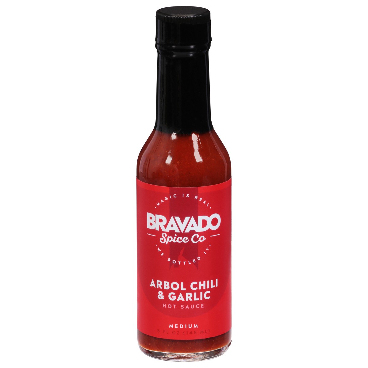 slide 1 of 9, Bravado Spice Co Bravado Arbol & Garlic Hot Sauce, 5 fl oz