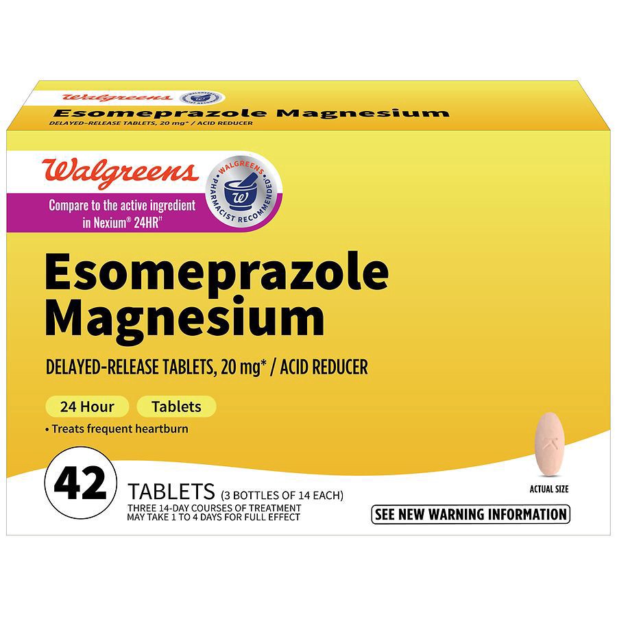 slide 1 of 5, Walgreens Esomeprazole Magnesium, 42 ct