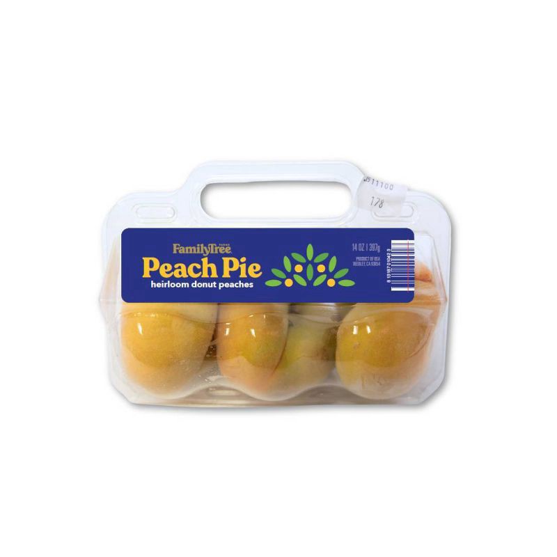 slide 1 of 1, Fresh Peaches Pie Donut 14/14oz, 14 oz