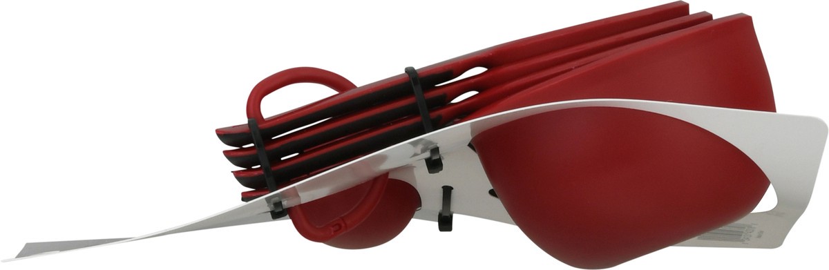 slide 3 of 9, KitchenAid Kitchen Aid Universal Measure Cups and Spoons, Red Set, 1 ct