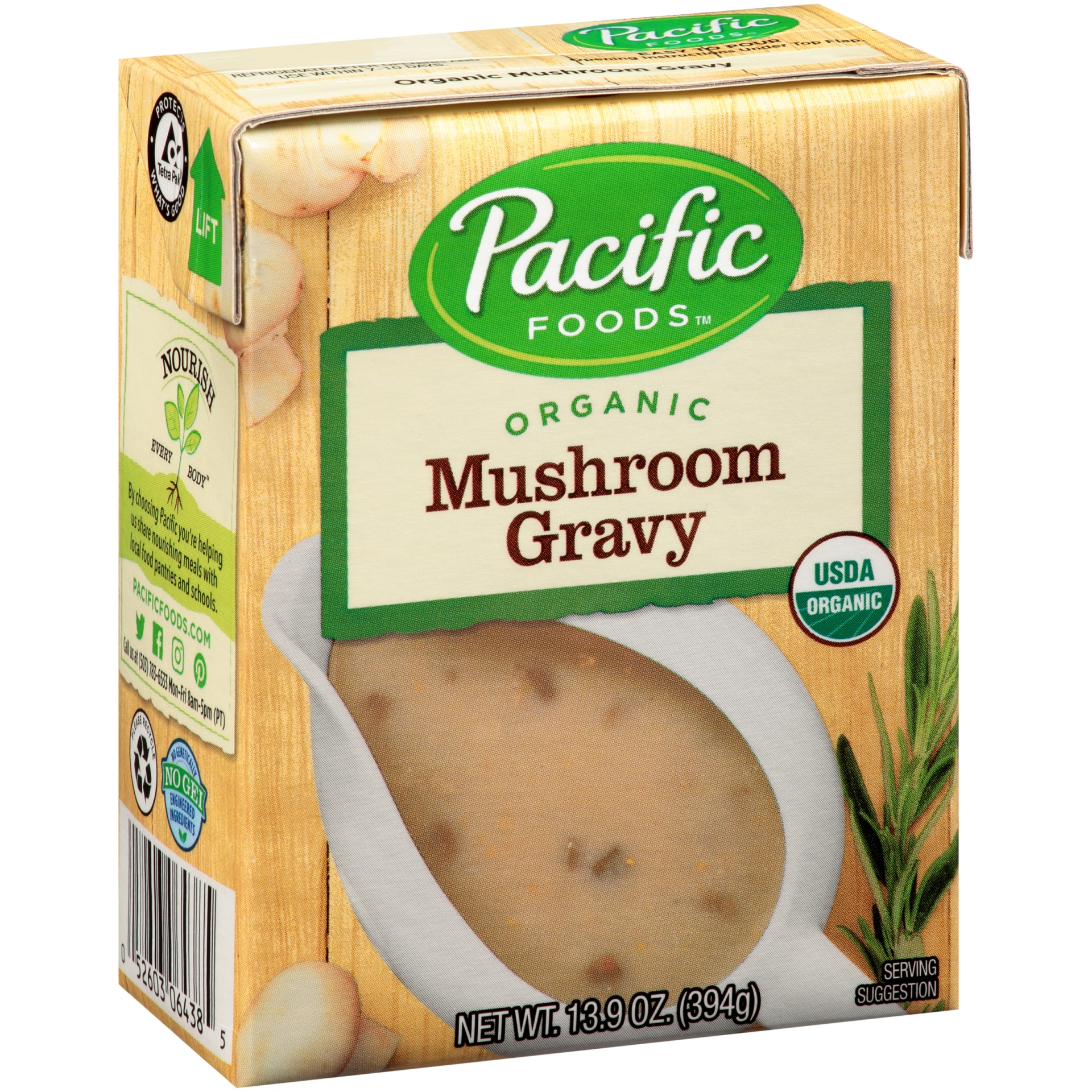slide 1 of 1, Pacific Organic Mushroom Gravy, 13.9 oz