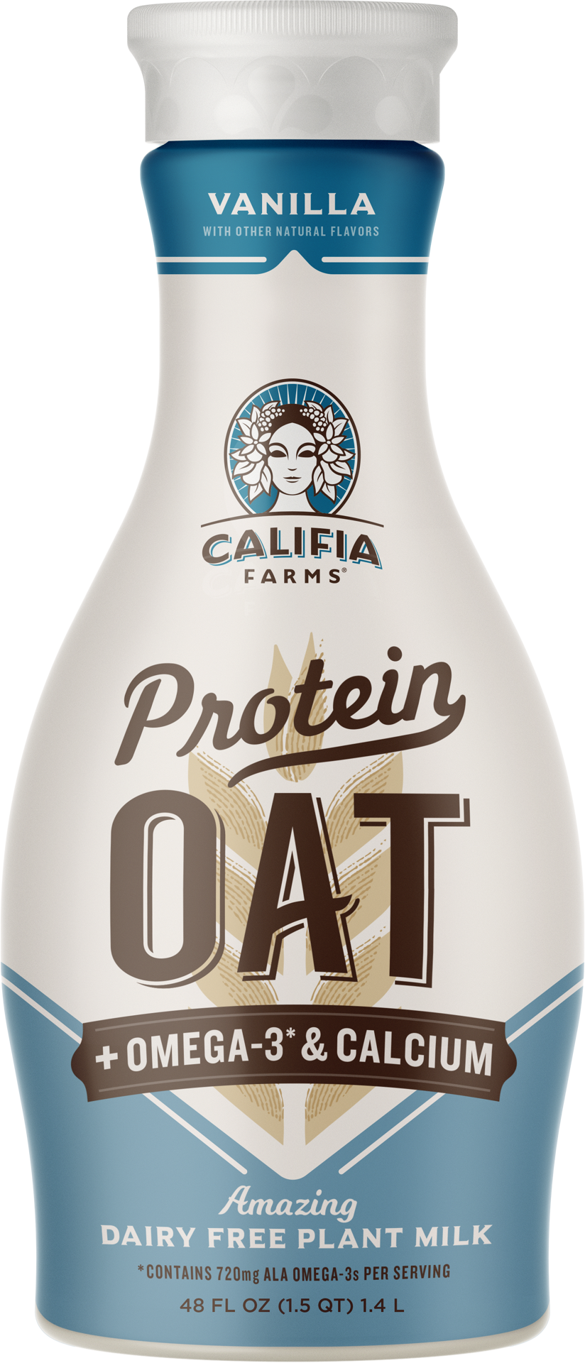 slide 2 of 8, Califia Farms Protein Oat Vanilla Oatmilk 48 fl oz, 48 oz