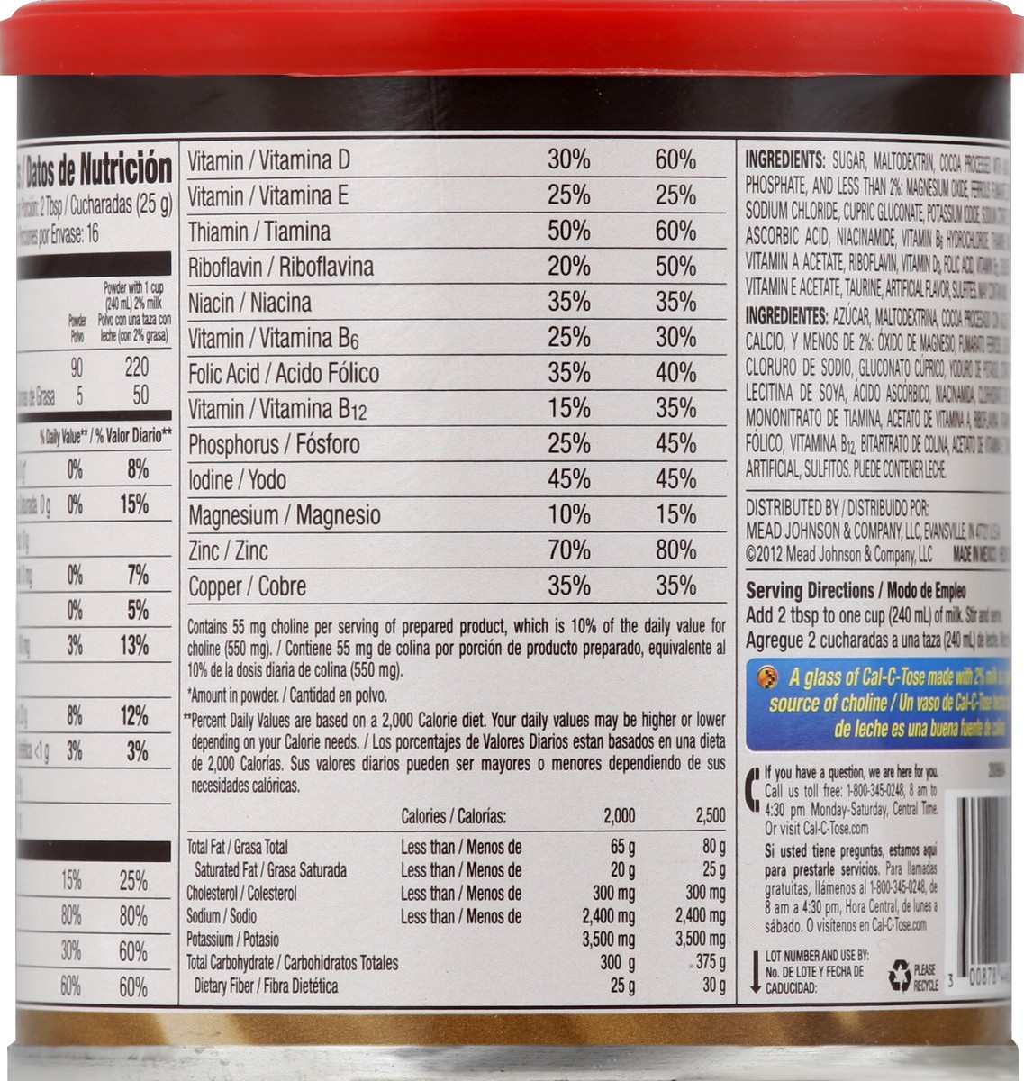 slide 2 of 4, Cal-Tose Drink Mix - 14.1 oz, 14.1 oz