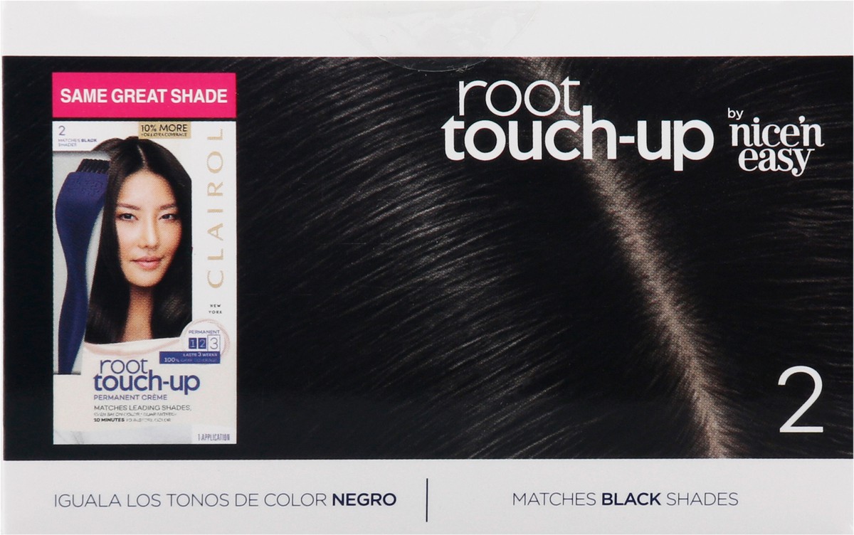 slide 7 of 9, Nice 'n Easy Root Touch-Up Black 2 Permanent Hair Color 1 ea, 1 ea
