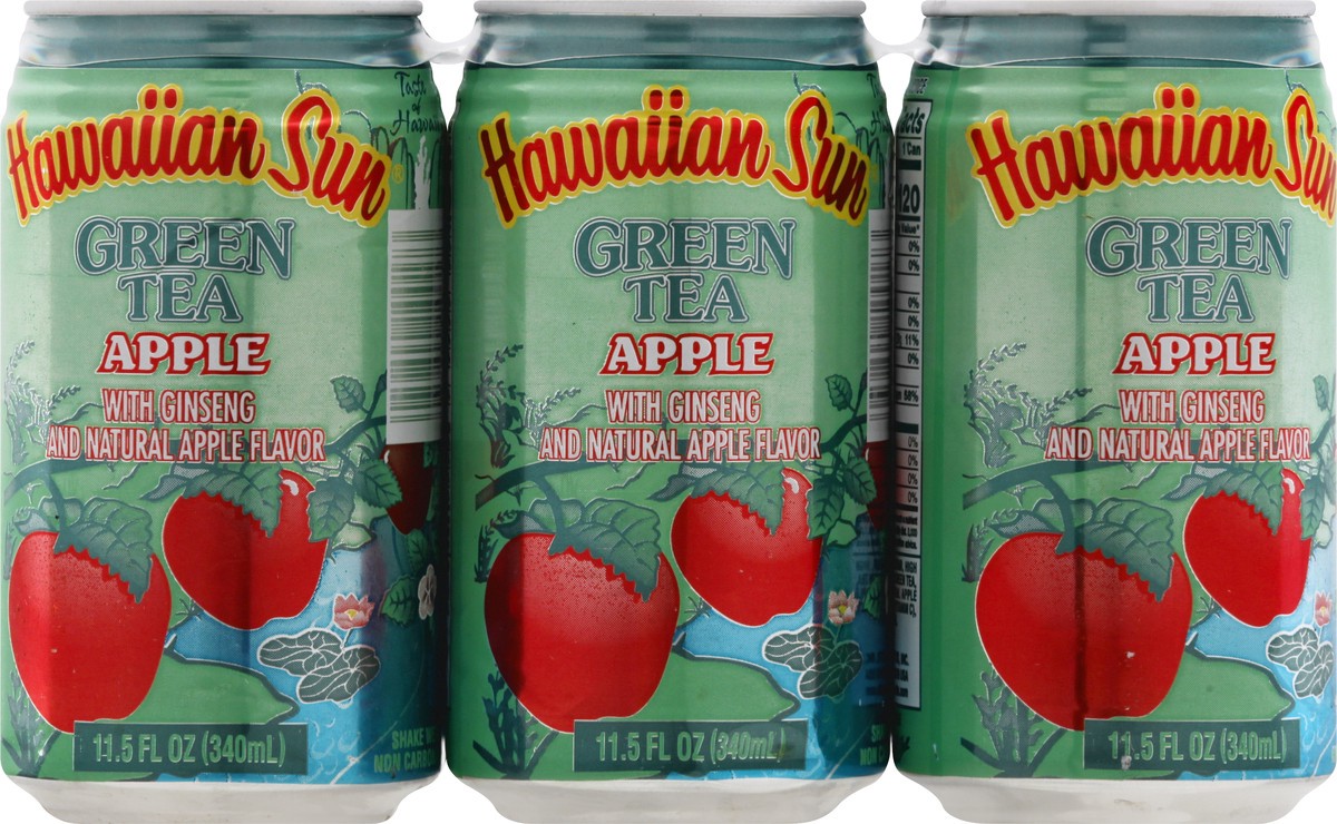 slide 9 of 10, Hawaiian Sun Green Tea, Apple - 6 ct, 6 ct