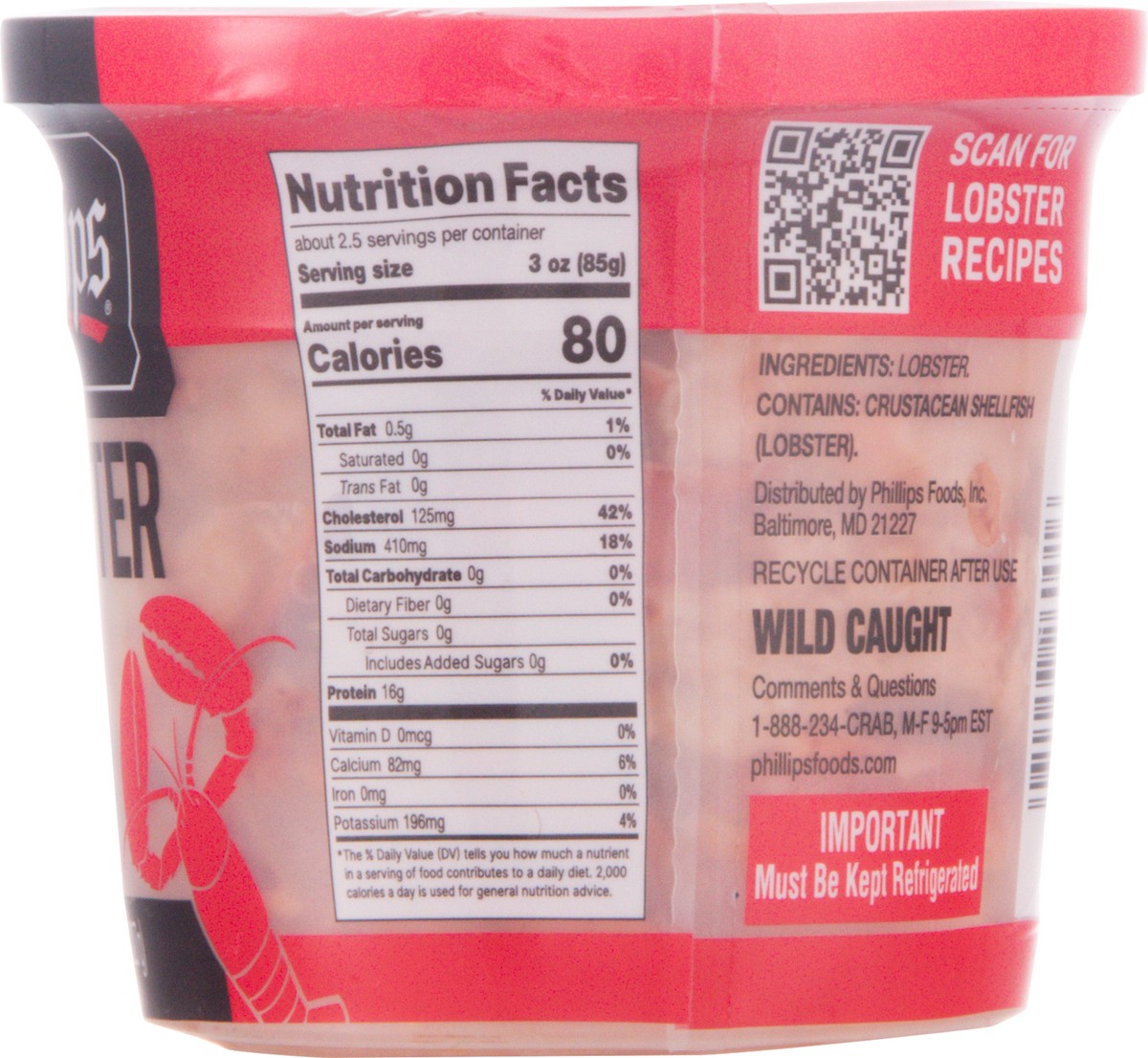 slide 6 of 13, Phillips Lobster Meat, 1 ct