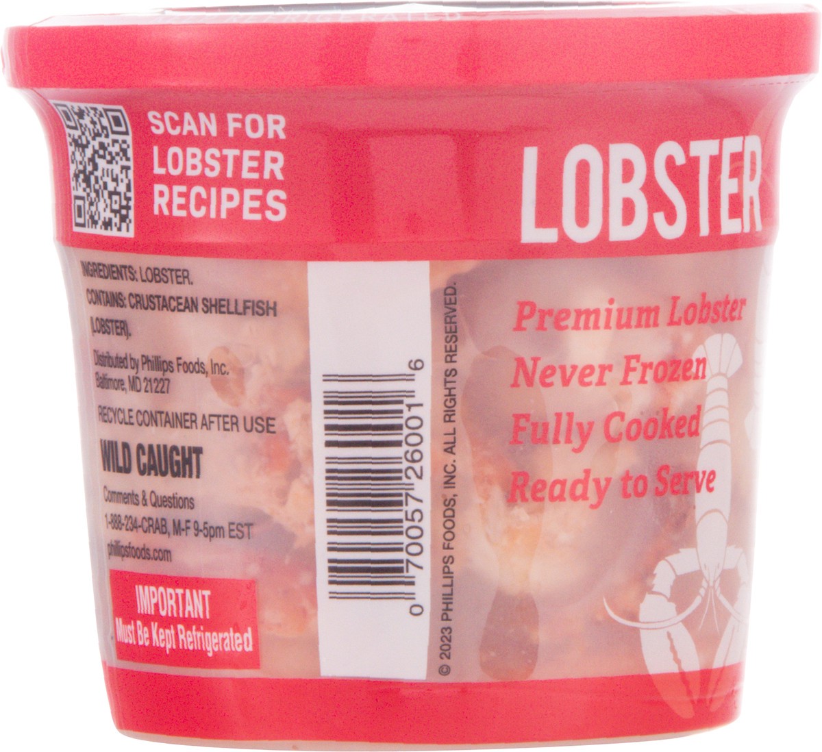 slide 9 of 13, Phillips Lobster Meat, 1 ct