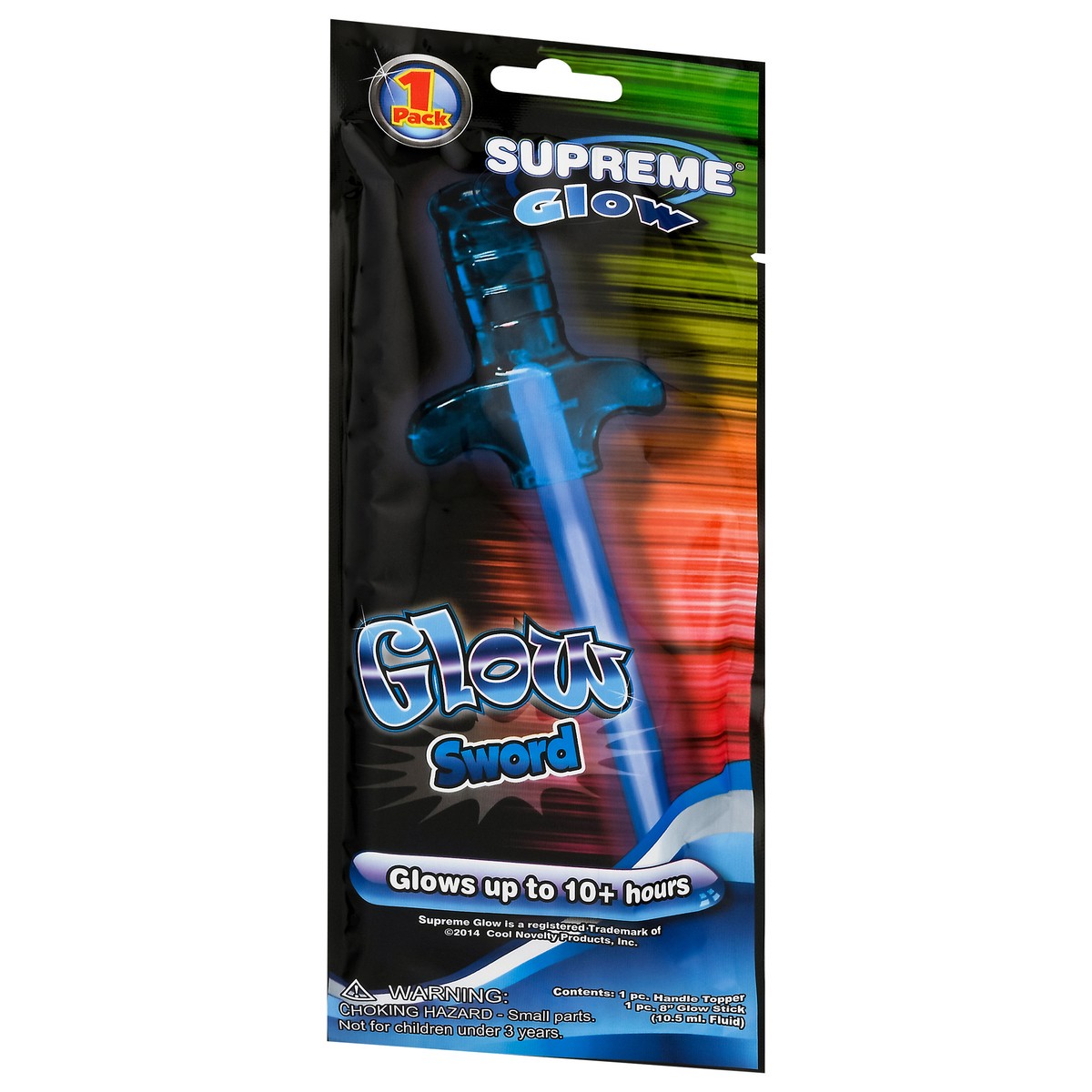 slide 5 of 9, Supreme Blue Glow Sword, 1 ct