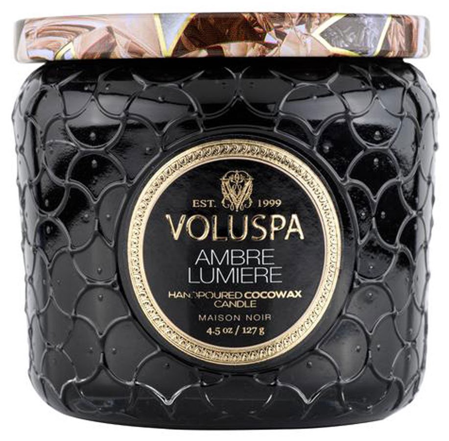 slide 1 of 1, Voluspa Ambre Lumiere Petite Jar Candle, 4.5 oz
