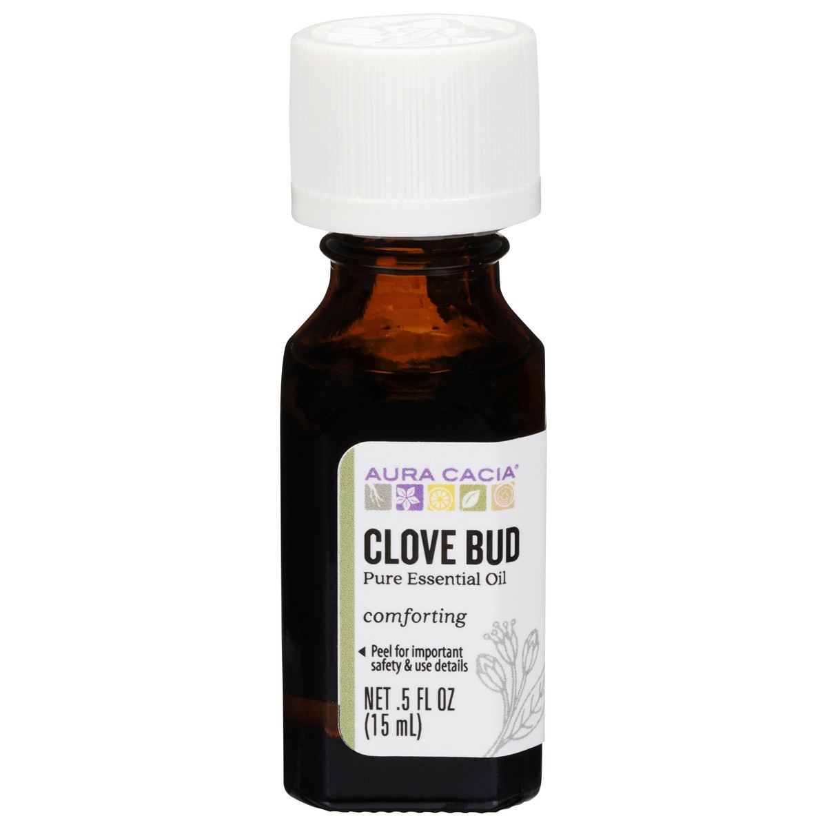 slide 1 of 9, Aura Cacia Clove Bud Essential Oil, 0.5 oz