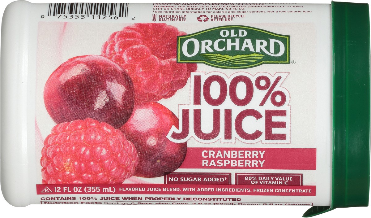 slide 10 of 14, Old Orchard 100% Cran Raspberry Juice, 12 fl oz