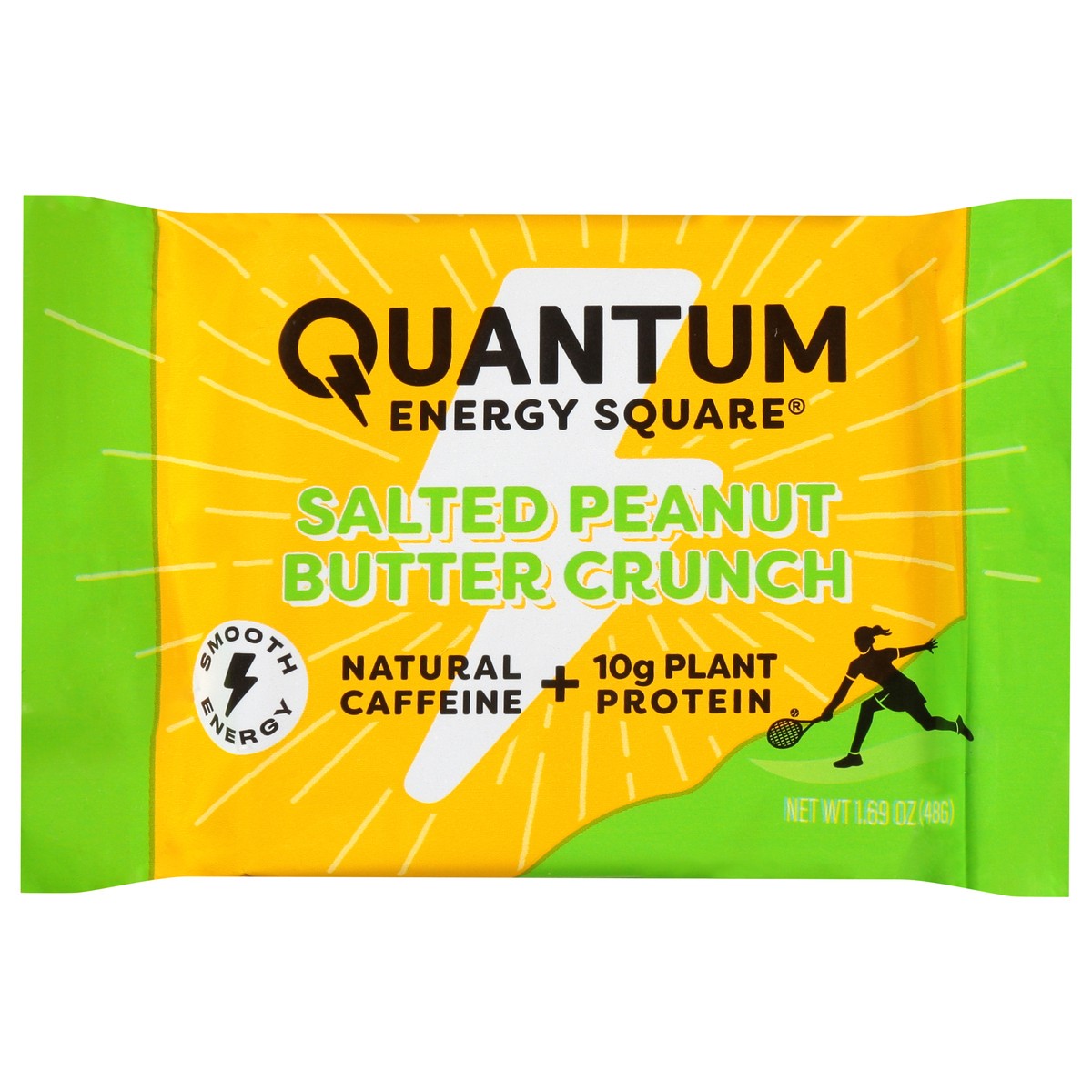 slide 1 of 9, Quantum Energy Square Salted Peanut Butter Crunch 1.69 oz, 1.69 oz