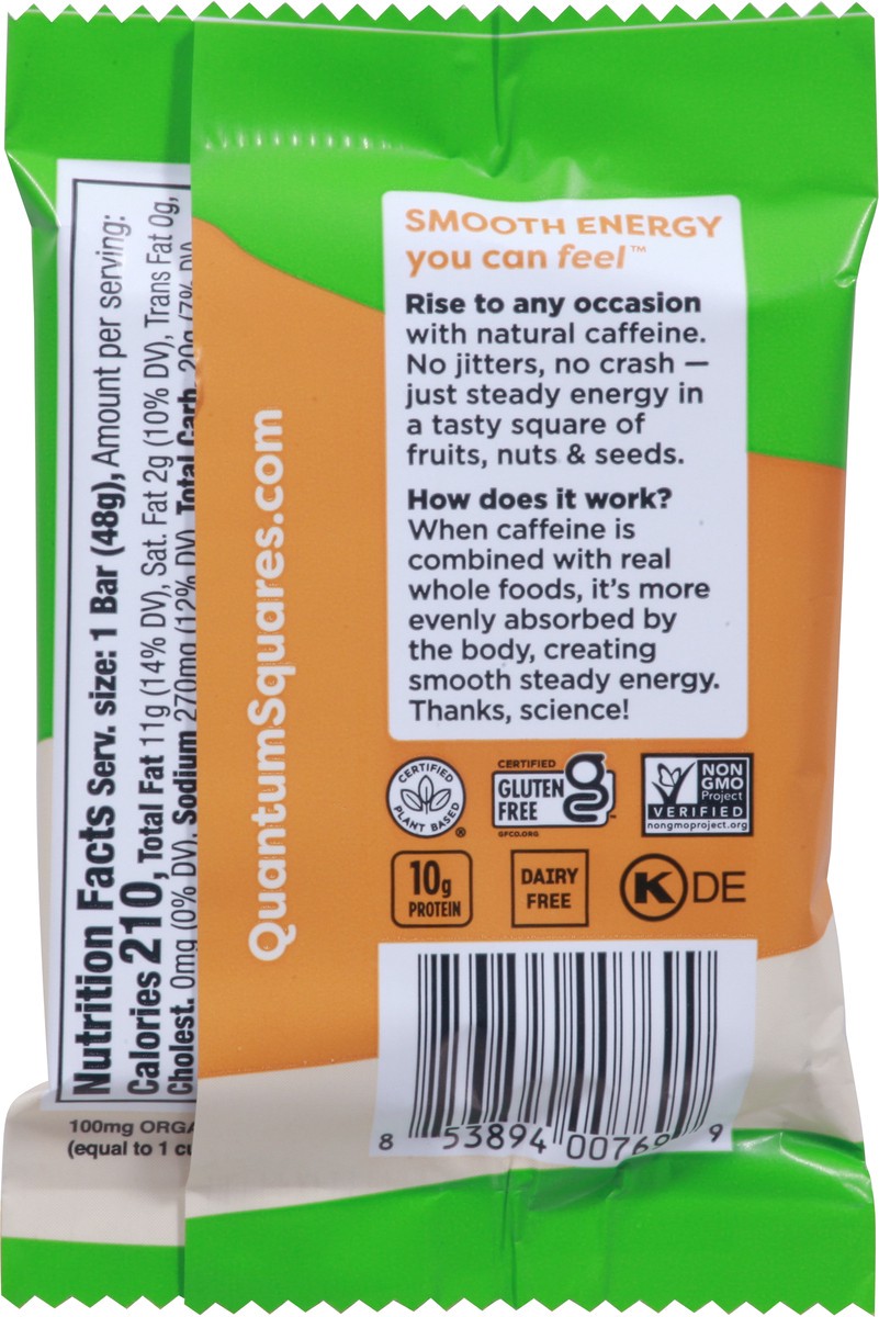 slide 8 of 9, Quantum Energy Square Salted Peanut Butter Crunch 1.69 oz, 1.69 oz