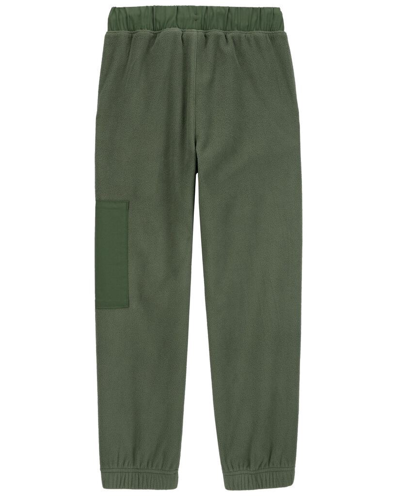slide 2 of 4, Oshkosh Kid Solid Fleece Pants - Green Olive 10, 1 ct