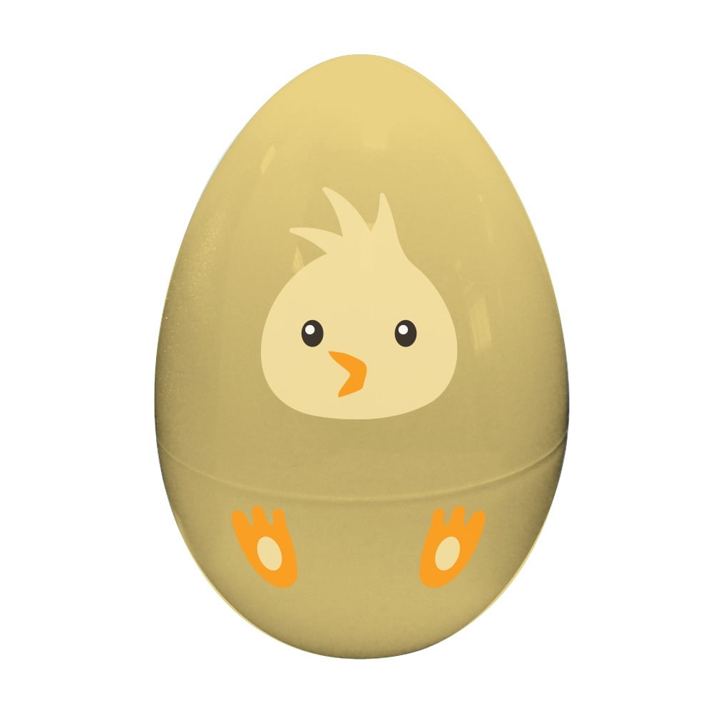 slide 1 of 1, Holiday Home Chick Fill Egg - Yellow, 10 in