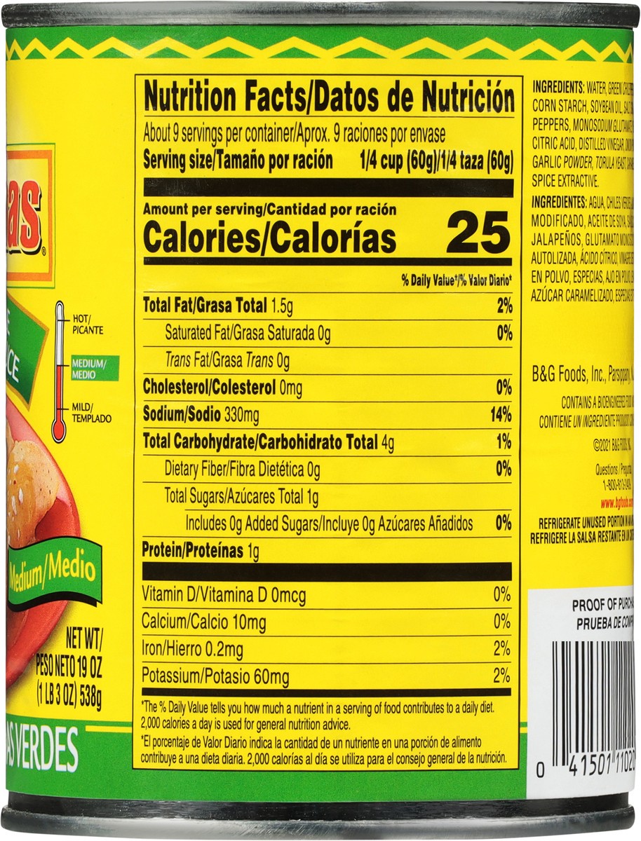 slide 12 of 14, Las Palmas Medium Green Chile Enchilada Sauce, 19 oz, 19 oz
