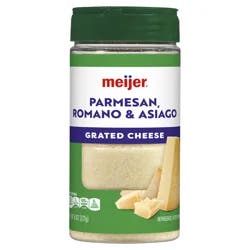 Meijer Grated Parmesan, Romano & Asiago Cheese