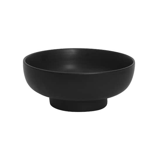 slide 1 of 2, 9.75" Black Round Potpourri Stoneware Bowl By Ashland, 9.7 in