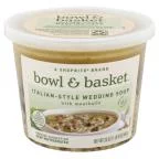 Bowl & Basket Italian-Style Wedding Soup With Meatballs