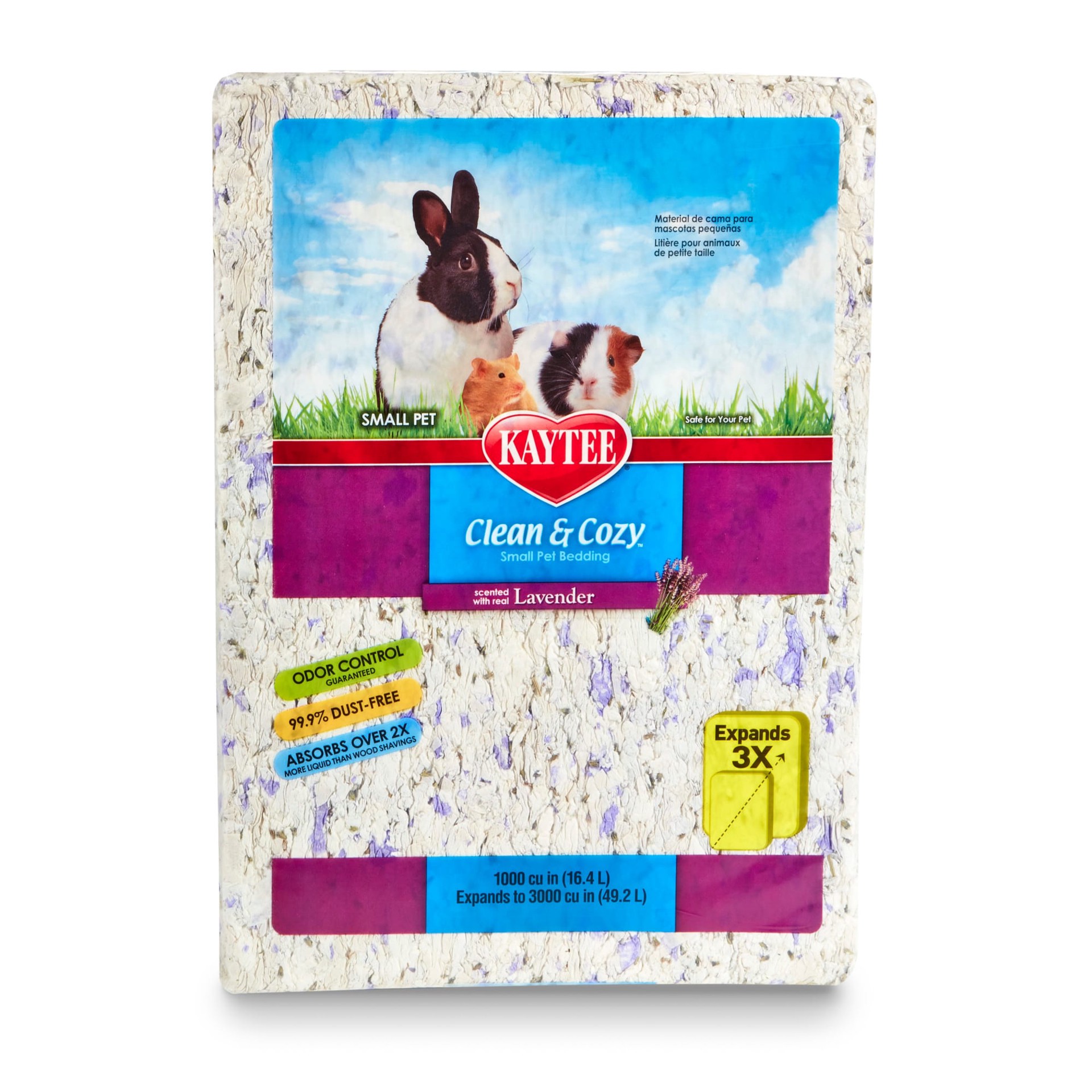 slide 1 of 8, Kaytee Clean & Cozy Lavender Small Animal Pet Bedding 49.2 Liters, 1 ct