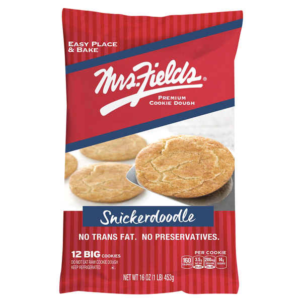 slide 1 of 1, Mrs. Field's Snickerdoodle Cookie Dough, 16 oz